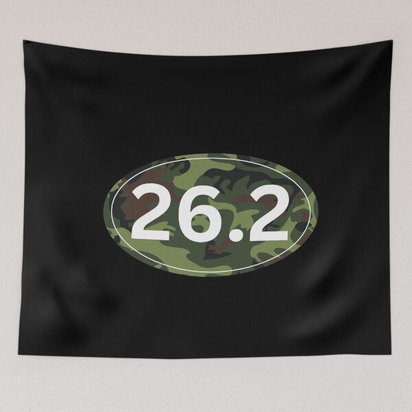 Item preview, Camo, Marathon 26.2 - White designed and sold by LatterDaze.