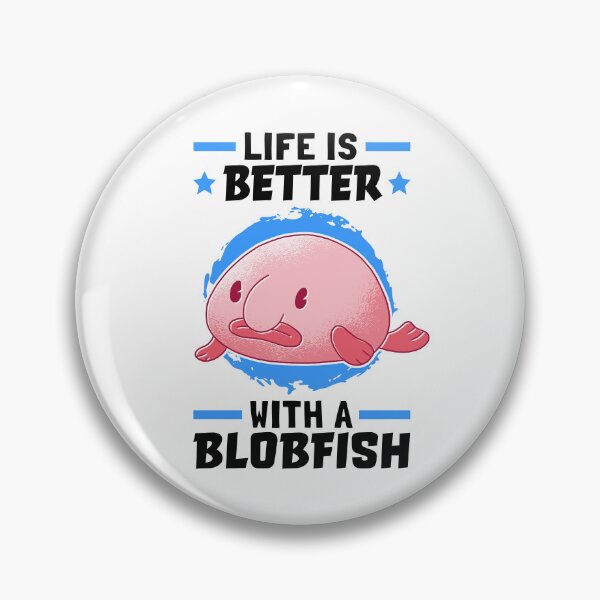 Artikelvorschau, Leben ist besser mit Blobfisch Fisch Meme entworfen und verkauft von madgrfx.