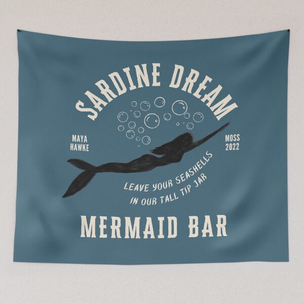 Item preview, Sardine Dream Mermaid Bar - Maya Hawke's Song designed and sold by Think In Scenes.