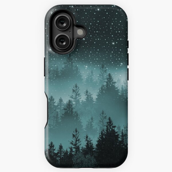 Vista previa del artículo con la obra «Sueño de galaxia en el bosque verde azulado #1 #decoración #arte», diseñado y vendido por Anita's & Bella's Art.
