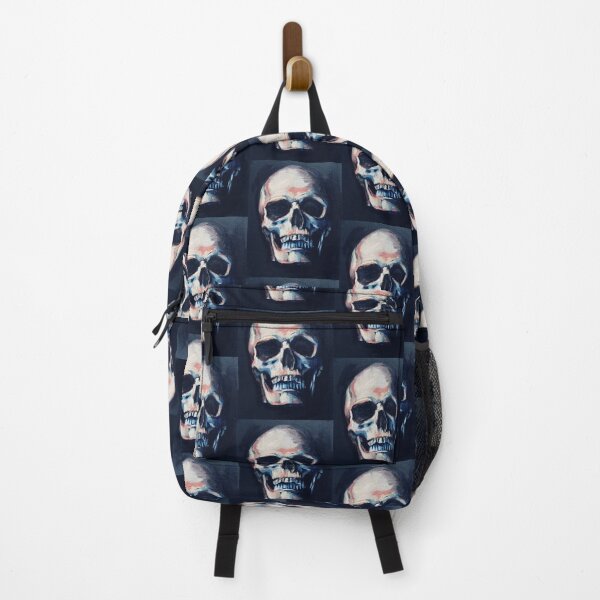 Item preview, "Skull" black horror macabre skeleton halloween scary spooky designed and sold by MauraDonahue.