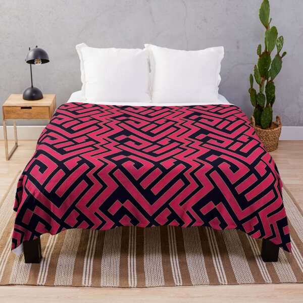 Item preview, Pink BlockChain - Infinite Retro Pattern - Seamless Pattern designed and sold by GenerationalArt.