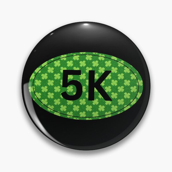 Item preview, Four Leaf Clover, 5K - Black designed and sold by LatterDaze.