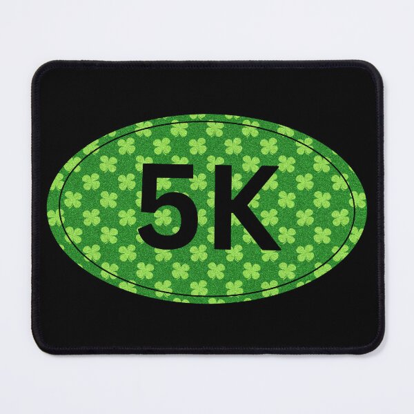Item preview, Four Leaf Clover, 5K - Black designed and sold by LatterDaze.