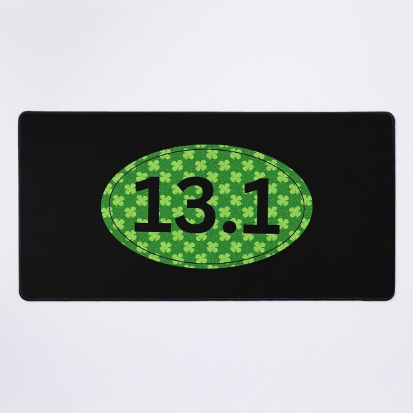 Item preview, Four Leaf Clover, Half Marathon 13.1 - Black designed and sold by LatterDaze.