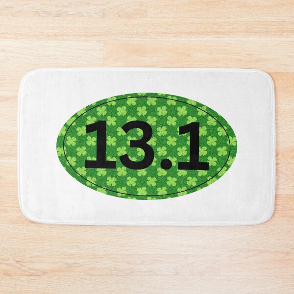 Item preview, Four Leaf Clover, Half Marathon 13.1 - Black designed and sold by LatterDaze.