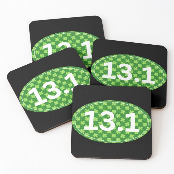 Item preview, Four Leaf Clover, Half Marathon 13.1 - White designed and sold by LatterDaze.