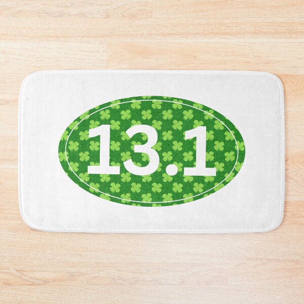 Item preview, Four Leaf Clover, Half Marathon 13.1 - White designed and sold by LatterDaze.