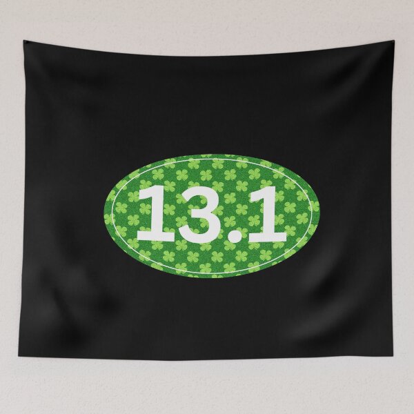 Item preview, Four Leaf Clover, Half Marathon 13.1 - White designed and sold by LatterDaze.