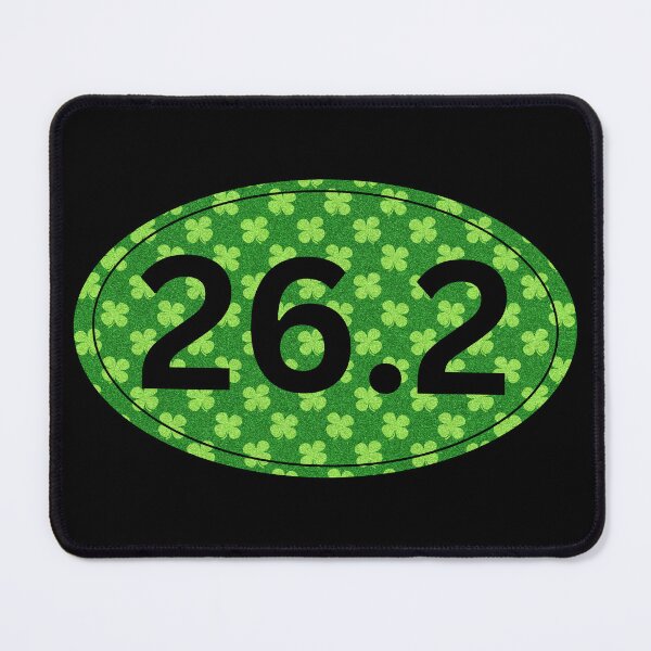 Item preview, Four Leaf Clover, Marathon 26.2 - Black designed and sold by LatterDaze.