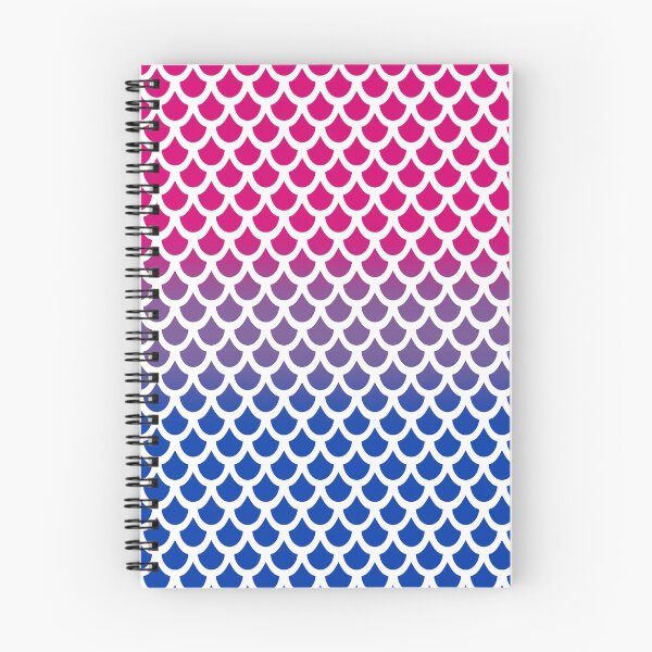 Item preview, Bisexual Pride Flag Ombre Mermaid Fish Scales designed and sold by prideXrainbow.