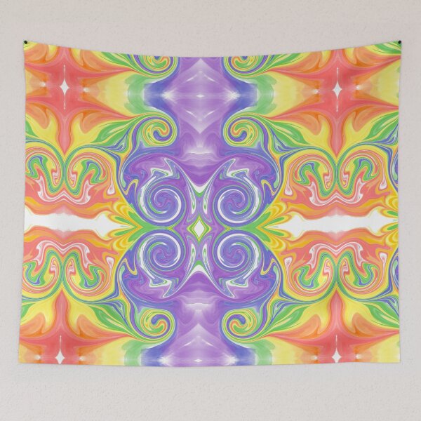 Item preview, Rainbow Melted Milkshake Abstract designed and sold by ThatsJustJilly.