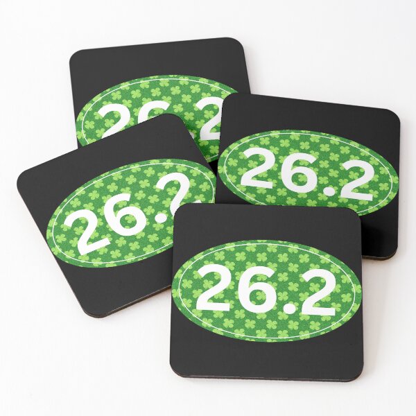Item preview, Four Leaf Clover, Marathon 26.2 - White designed and sold by LatterDaze.