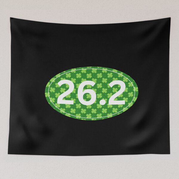 Item preview, Four Leaf Clover, Marathon 26.2 - White designed and sold by LatterDaze.