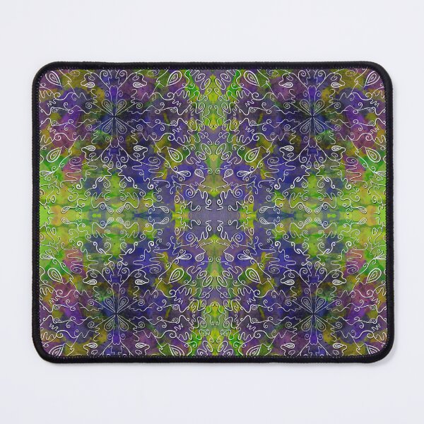 Artikelvorschau, Gartenrankenmuster im Tie-Dye-Stil entworfen und verkauft von ThatsJustJilly.