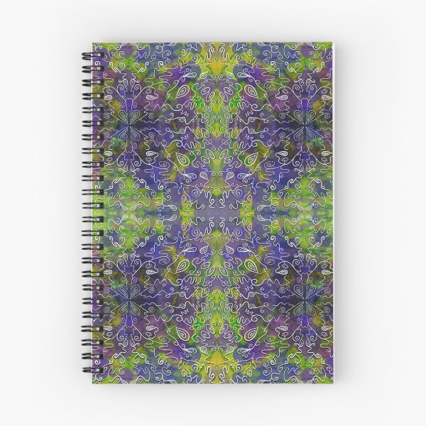 Item preview, Garden Vine Tie Dye Style Pattern designed and sold by ThatsJustJilly.