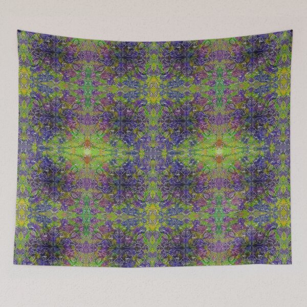 Artikelvorschau, Gartenrankenmuster im Tie-Dye-Stil entworfen und verkauft von ThatsJustJilly.