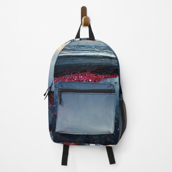 Item preview, Ruby Beaches at Sunrise AI Generated Art designed and sold by MeAI-Art.