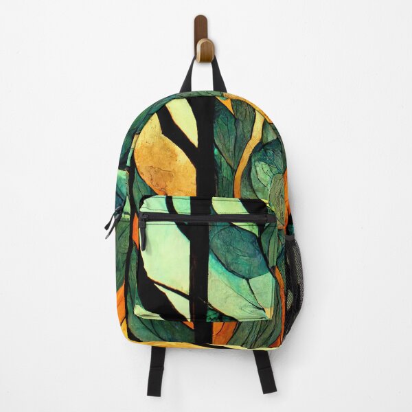 Item preview, Forest Stained Glass 6 Abstract AI Generated Art designed and sold by MeAI-Art.