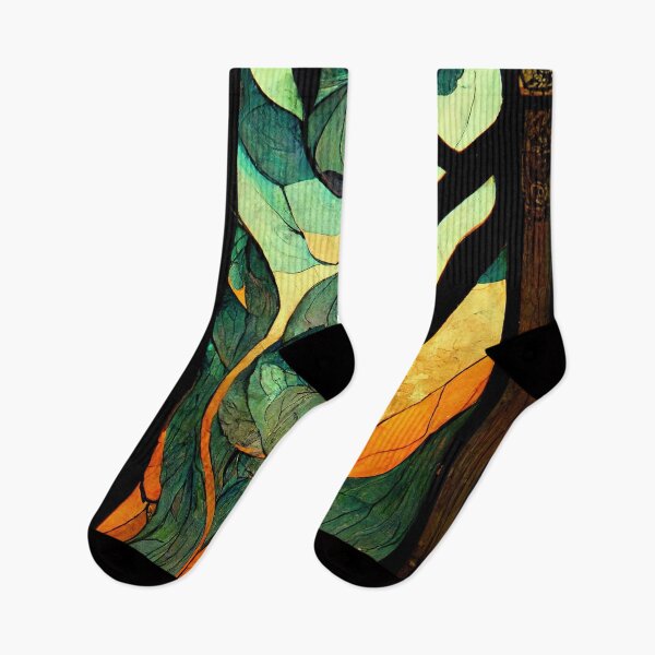 Item preview, Forest Stained Glass 6 Abstract AI Generated Art designed and sold by MeAI-Art.
