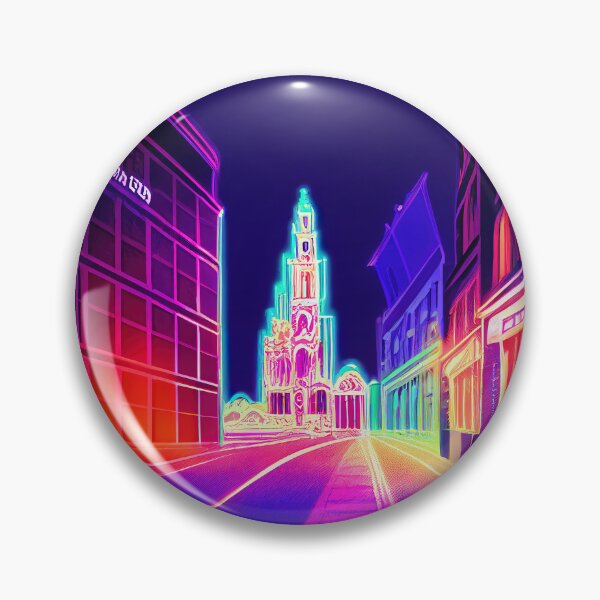 Artikelvorschau, Brussels. 2D. neon entworfen und verkauft von ComicsFactory.