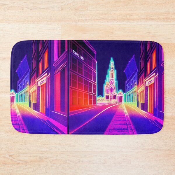 Item preview, Brussels. 2D. neon  designed and sold by ComicsFactory.