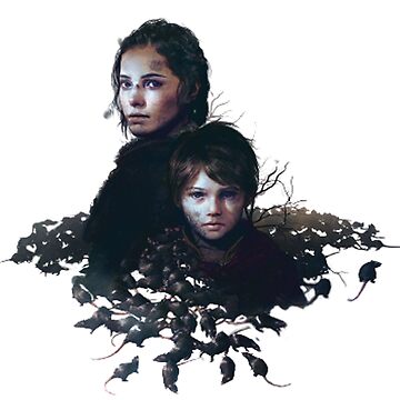 A Plague Tale Requiem Amicia and Hugo Sticker for Sale by vonadive