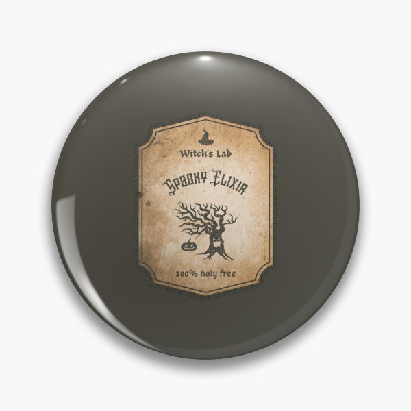 Item preview, Spooky Elixir Halloween Label Dark Vertical designed and sold by Sense-Trends.