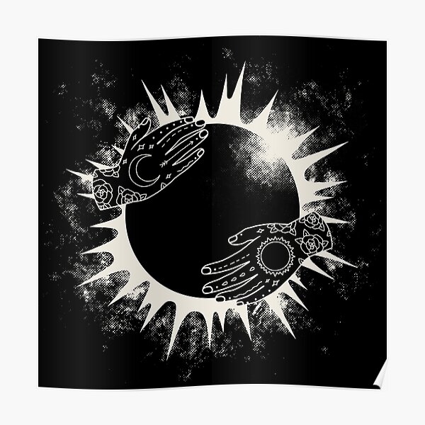 Vintage effect moonlight light Sun moon back black Light Switch Plate Cover