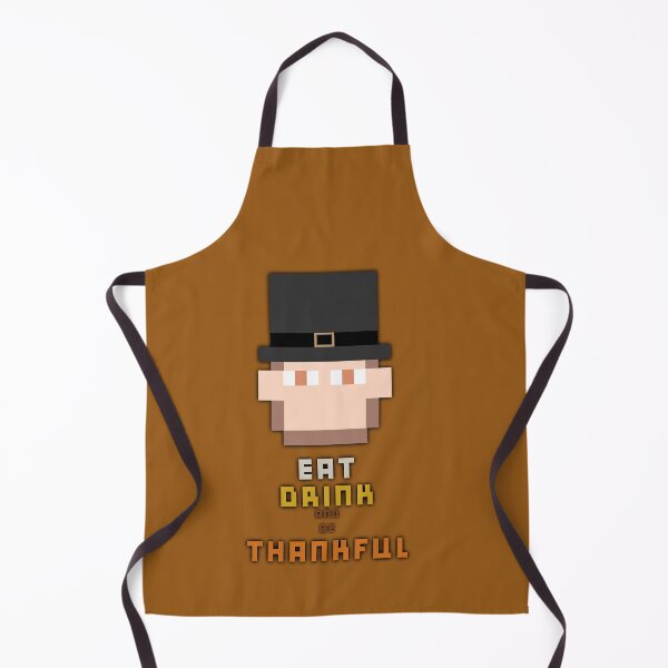 Item preview, 8 Bit Pixel Pilgrim (Thanksgiving - Ver. 1) designed and sold by AbsurdlyEpic.