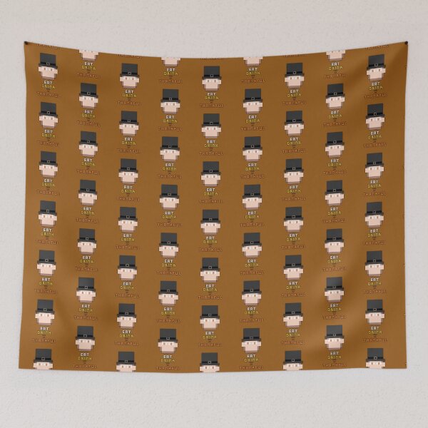 Item preview, 8 Bit Pixel Pilgrim (Thanksgiving - Ver. 1) designed and sold by AbsurdlyEpic.