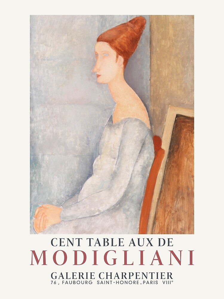 "Amedeo Modigliani Art Exhibition Poster" Poster for Sale by SlrPrnt