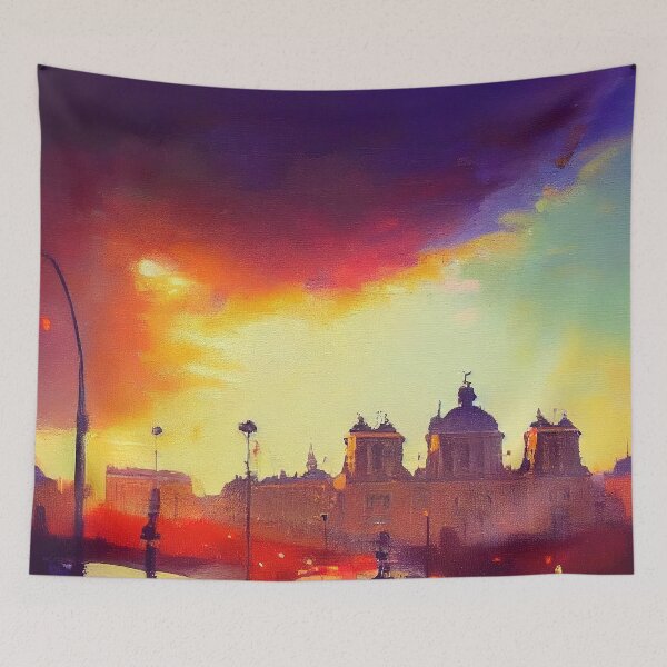Item preview, Bucharest Painting designed and sold by ComicsFactory.