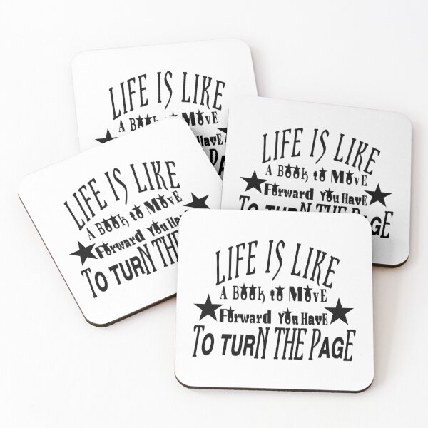 Item preview, Life is like a book to move forward you have to turn the page designed and sold by RendoRed.