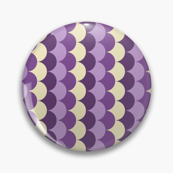 Item preview, Purple & Cream Sideways Stacked Circle Pattern designed and sold by santafespud.