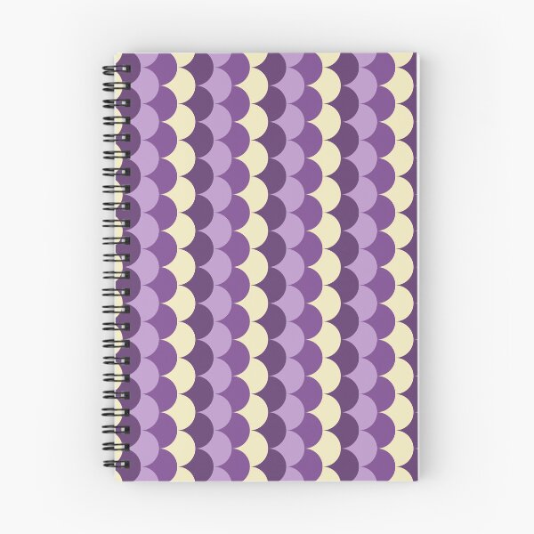 Item preview, Purple & Cream Sideways Stacked Circle Pattern designed and sold by santafespud.
