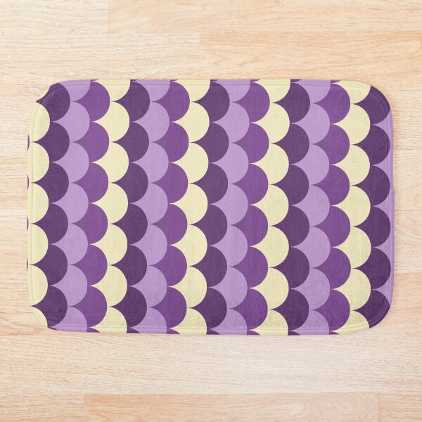 Item preview, Purple & Cream Sideways Stacked Circle Pattern designed and sold by santafespud.