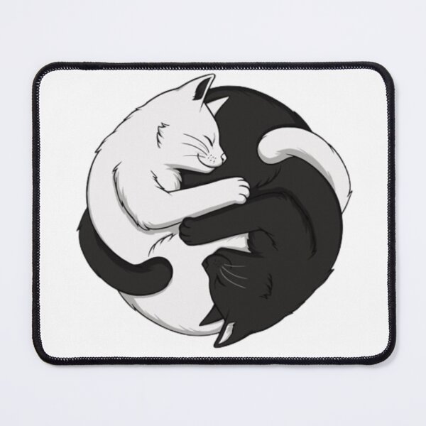 Item preview, Yin Yang Balancing Cats designed and sold by Stevenobinsun.