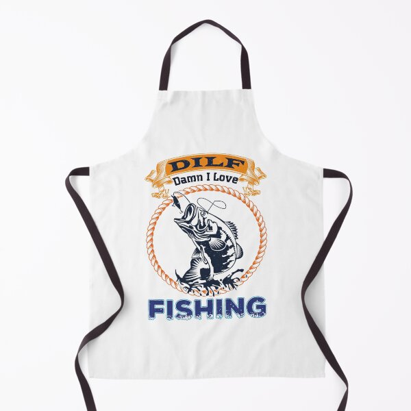 Item preview, Dilf Damn I Love Fishing - Funny Fishing Quote Graphic Fisherman Gift designed and sold by ALITOPRINCE.