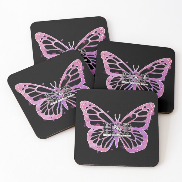 Item preview, HSP - Highly sensitive person butterfly designed and sold by Milamara.