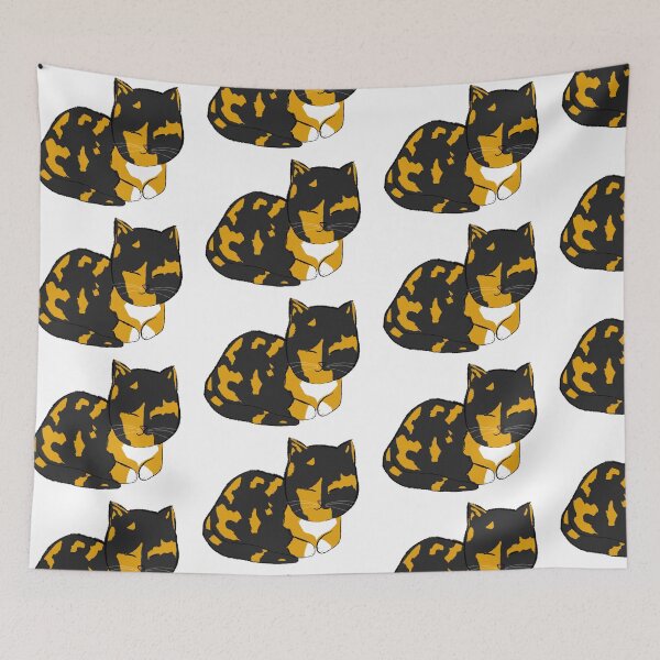 Item preview, lil’ tortie sits designed and sold by girlwithlatte.