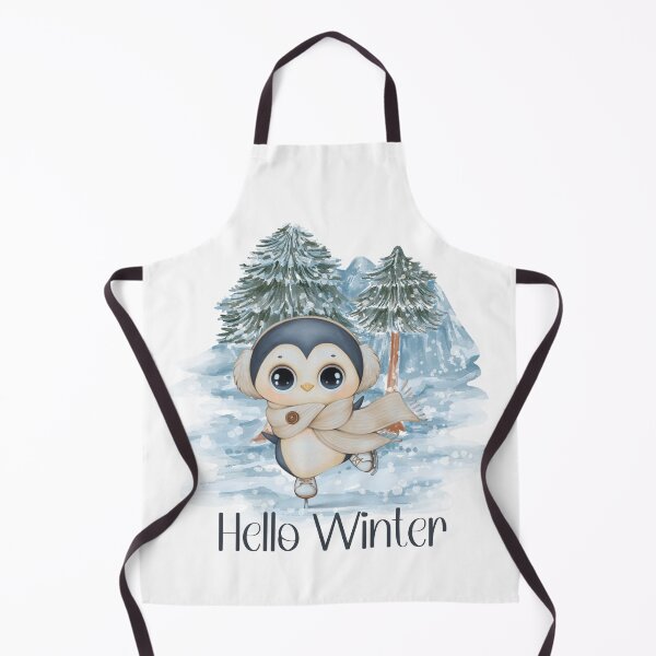 Item preview, Hello Winter Cute Penguin designed and sold by HappyLifeCreate.