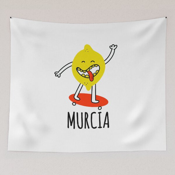 Item preview, Murcia city Murcia Spain lemon funny lemon skate skating  designed and sold by Tropical Blood.