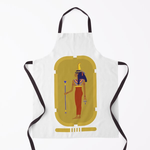 Item preview, Maat Egyptian Goddess On Gold Cartouche designed and sold by EgyptConnection.