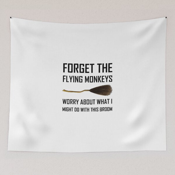 Item preview, Flying Monkeys Witch Broom designed and sold by TheBestStore.
