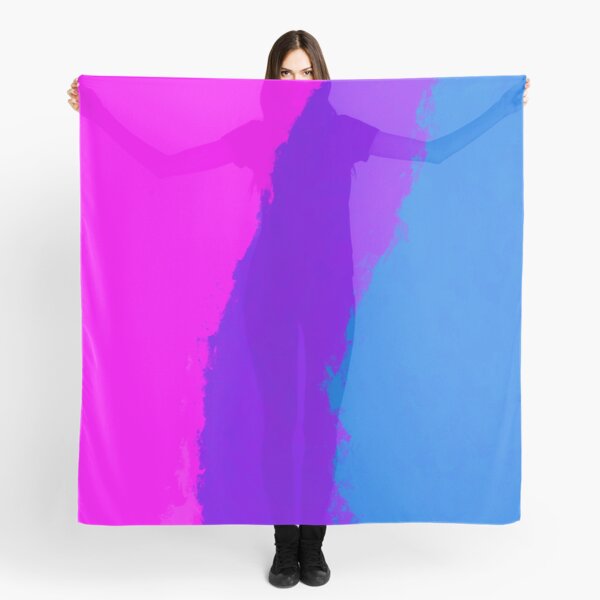 Painted Bisexual Flag Scarf
