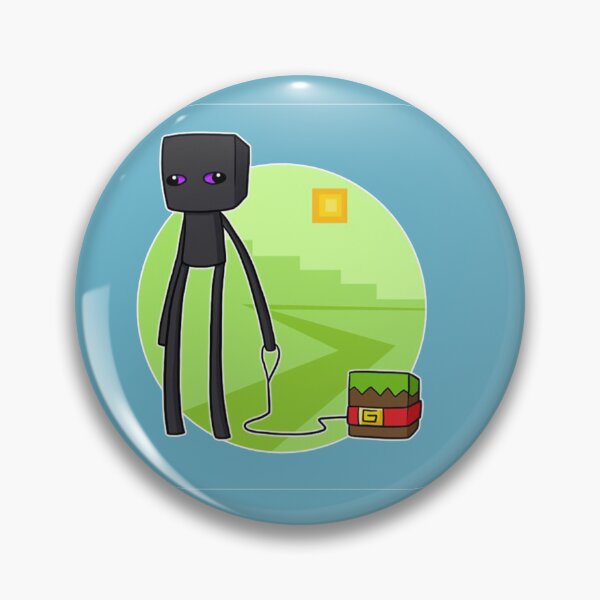 Item preview, Enderman Grassblock Pet designed and sold by SisterBecker.