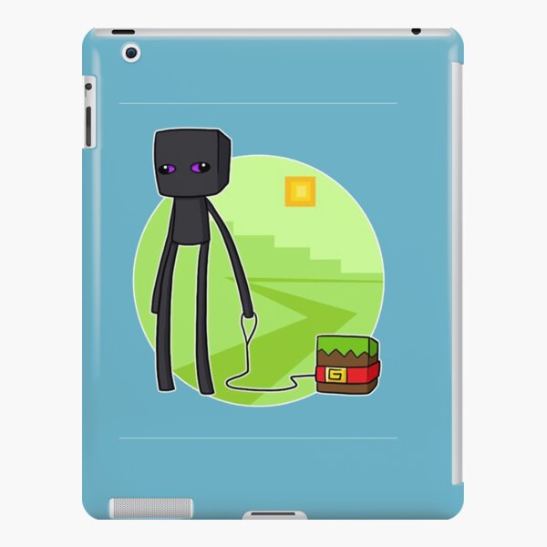 Enderman Grass Block iPad Case & Skin for Sale by qloc