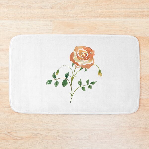 Item preview, Watercolor rose illustration single object designed and sold by Yana Mustafina | Boho Soulful Designs.