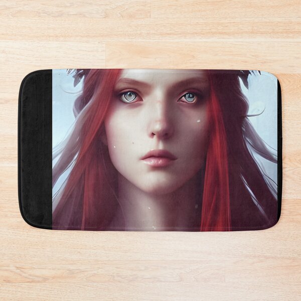 Item preview, Beautiful Redhead Dryad Nymph Seductress Alluring Dark Beautiful Artwork designed and sold by Eliteijr.